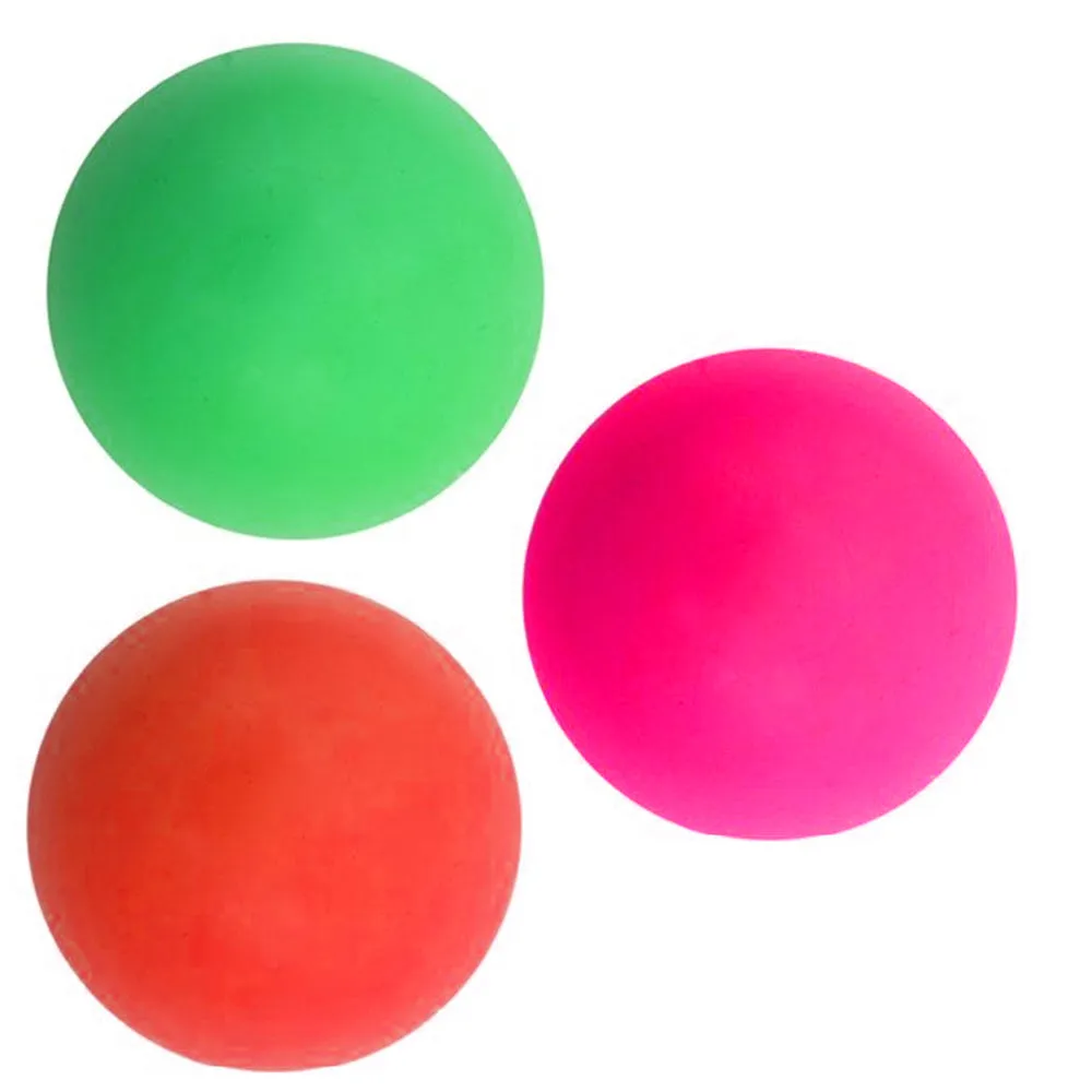 2 X Fetching Pet Balls Glow In The Dark Ball 3.5" Dog Cat Toys Puppy Chase Play