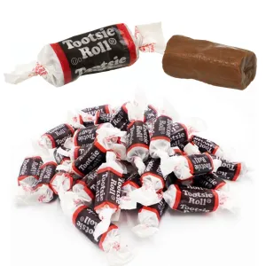 20 Bags Midgees Tootsie Rolls Chocolate Chewy 4 Pound Bulk Halloween Candy Treat
