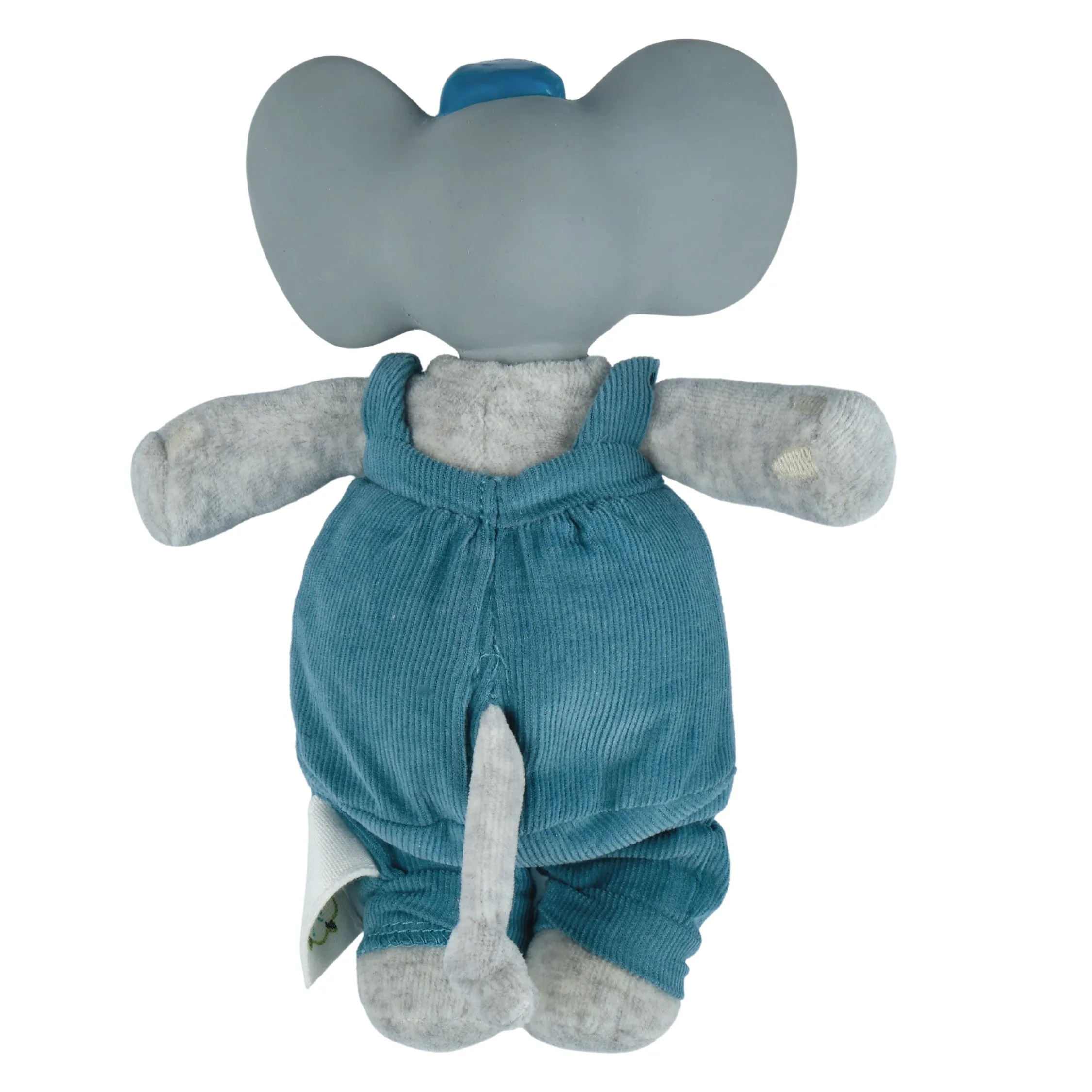 Alvin the Elephant Baby Soft Toy with Organic Teether