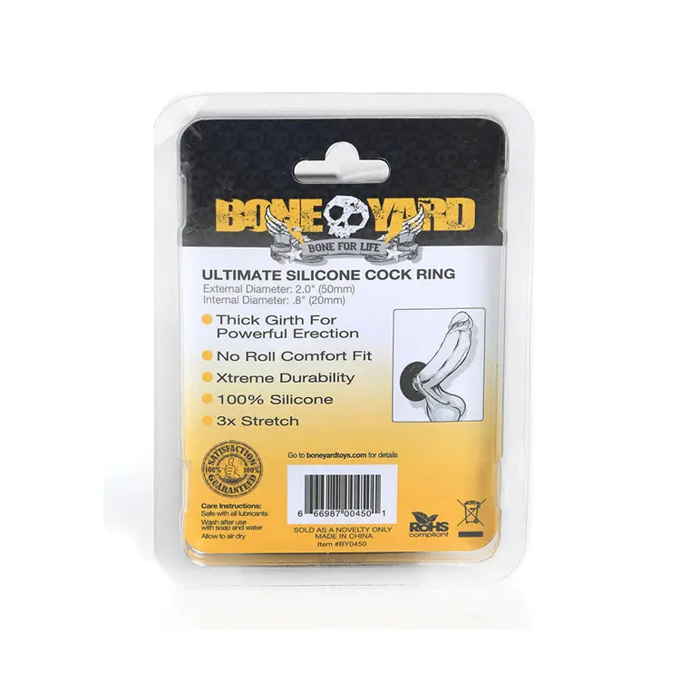 Boneyard Ultimate Silicone Cock Ring