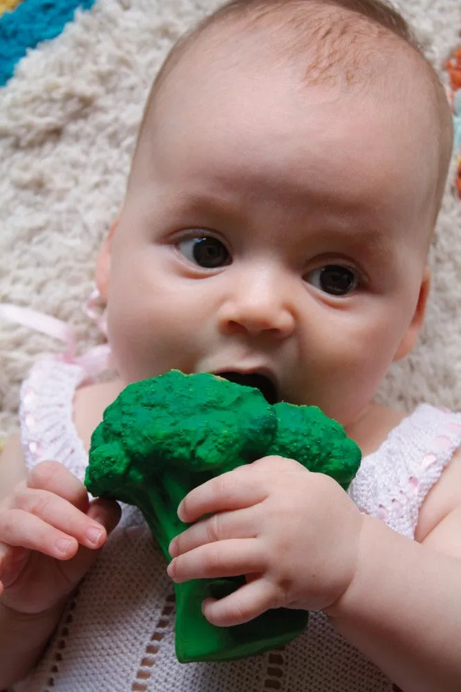 Broccoli Natural Rubber Teether