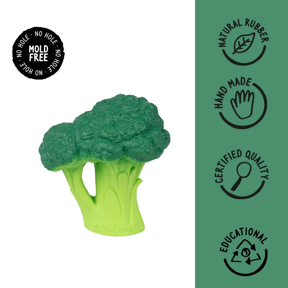 Broccoli Natural Rubber Teether