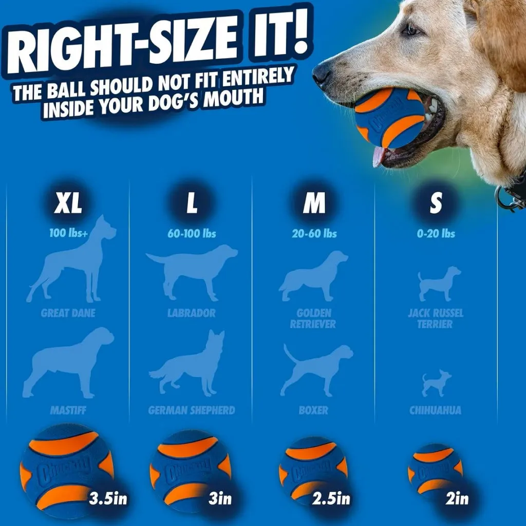 Chuckit! Ultra Squeaker Ball Toy For Dogs, Medium