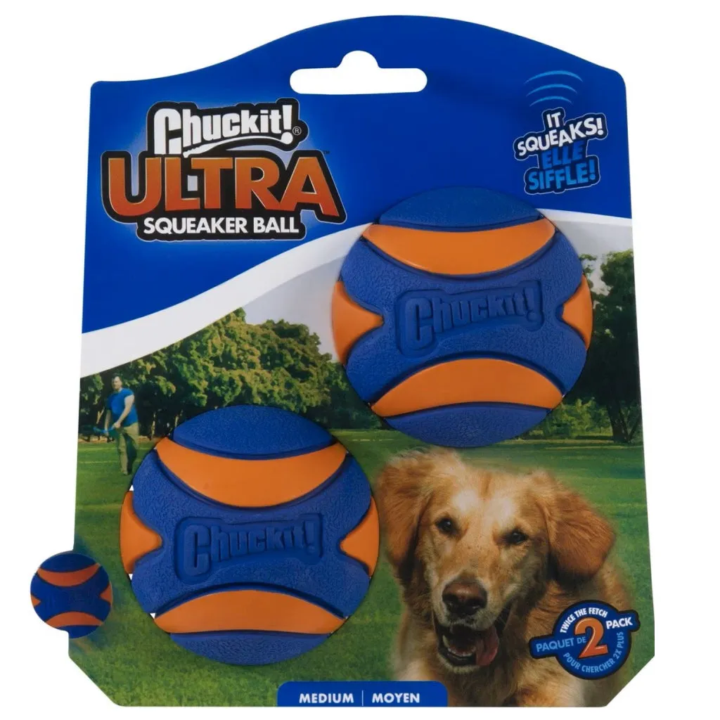 Chuckit! Ultra Squeaker Ball Toy For Dogs, Medium
