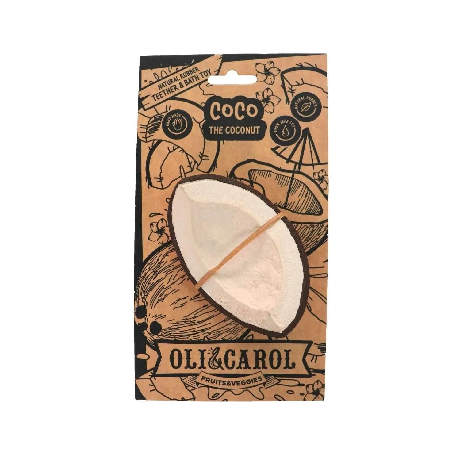 Coco The Coconut Natural Rubber Teether