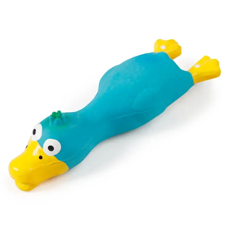 Colorful Latex Squeaky Chicken Toy for Dogs