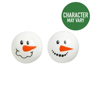 Good Boy Snowman Face Ball