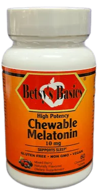 High Potency Chewable Melatonin 10 mg, 60 chews
