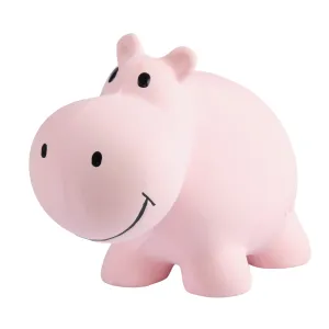Hippo - Natural Rubber Baby Teether Rattle & Bath Toy