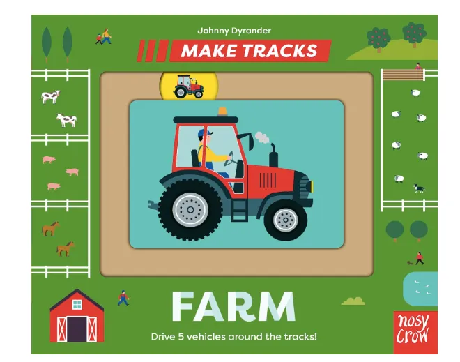 Make Tracks: Farm Board book