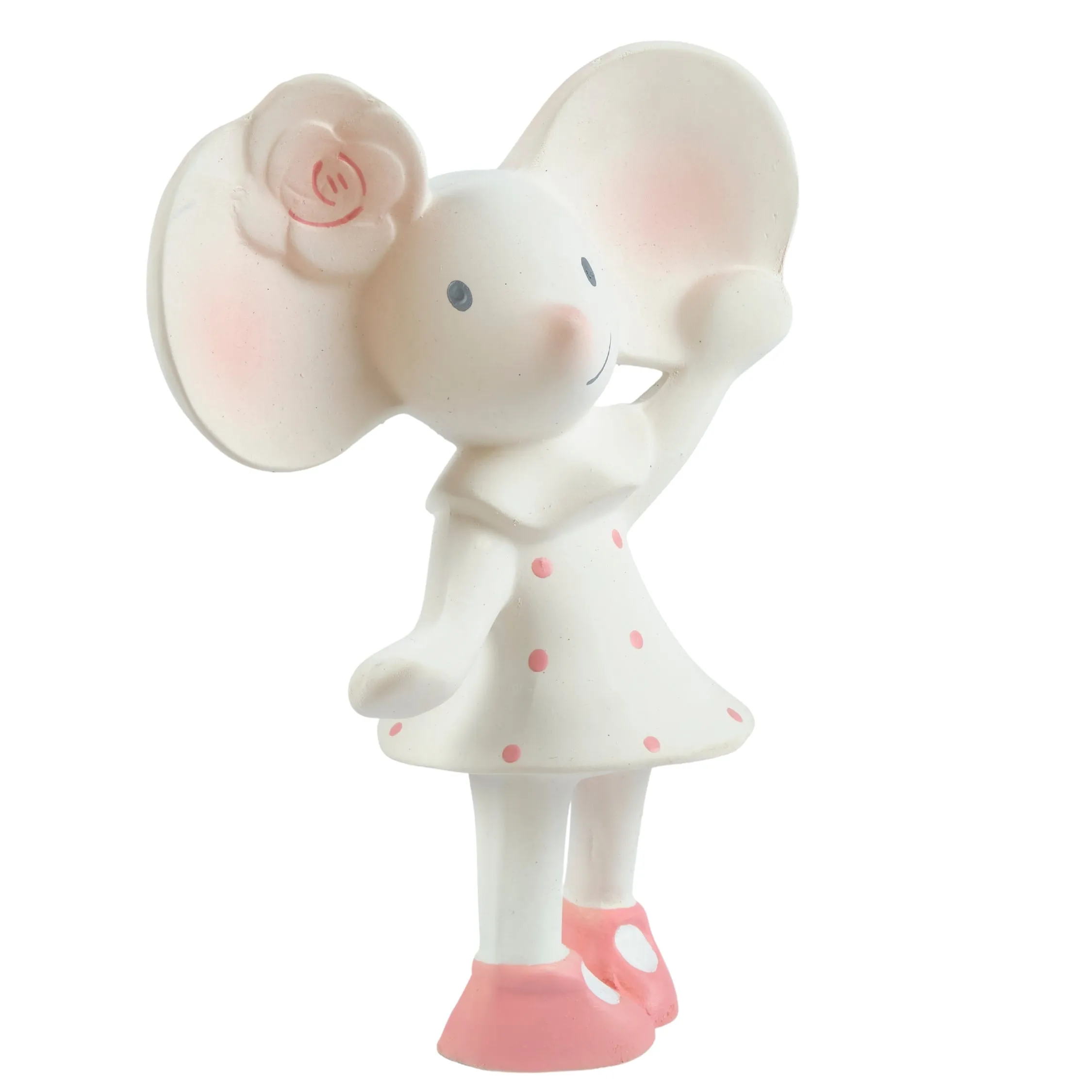 Meiya the Mouse all Rubber Baby Teether Squeaker