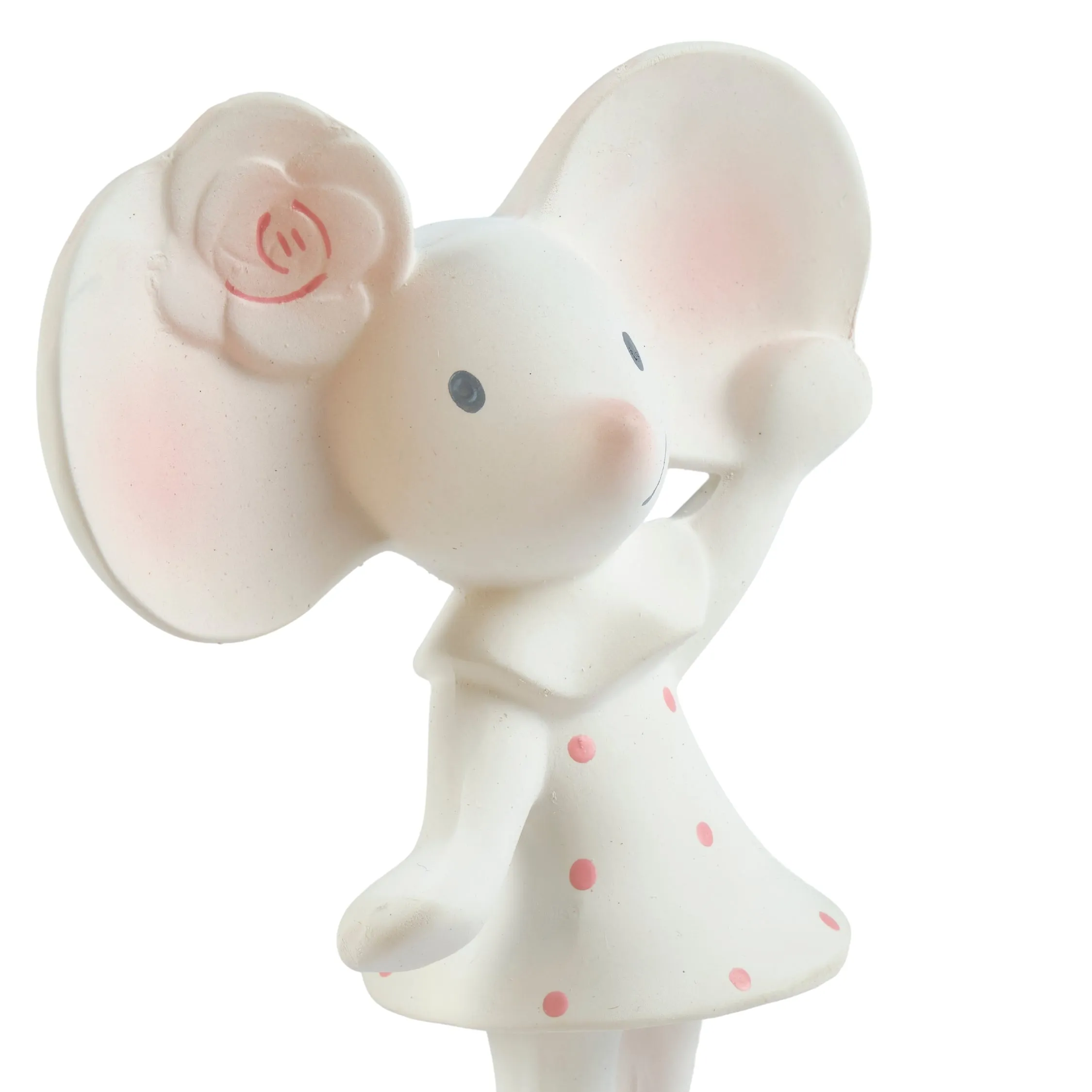 Meiya the Mouse all Rubber Baby Teether Squeaker