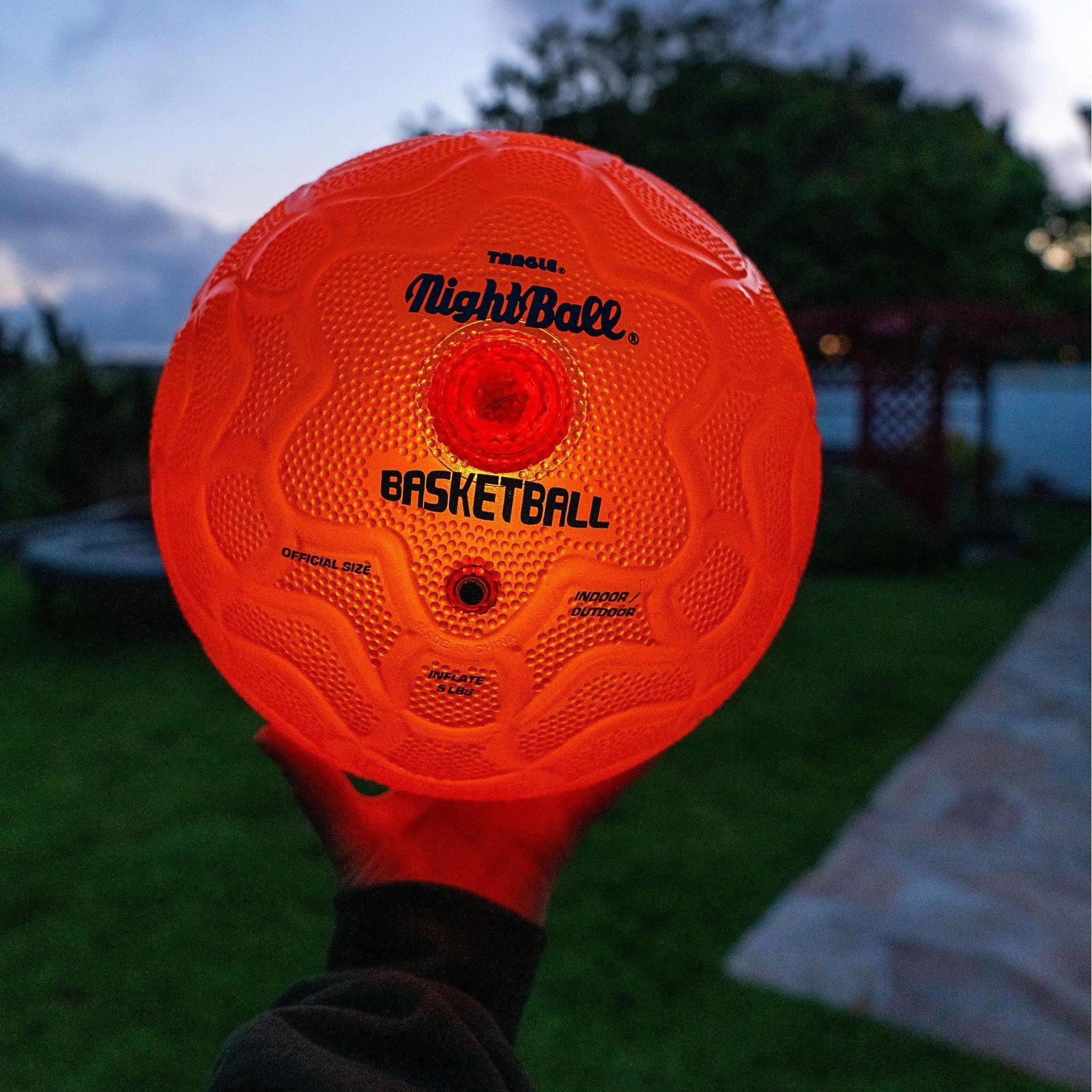 NightBall Basketball (Orange)