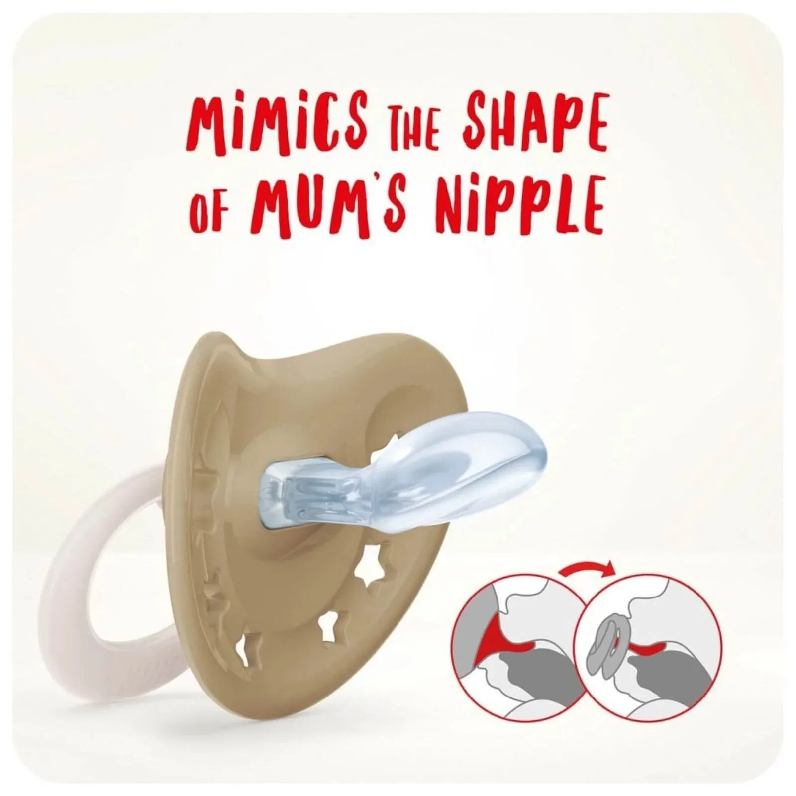 NUK Signature Night Pink Silicone Soothers, 0-6 Months