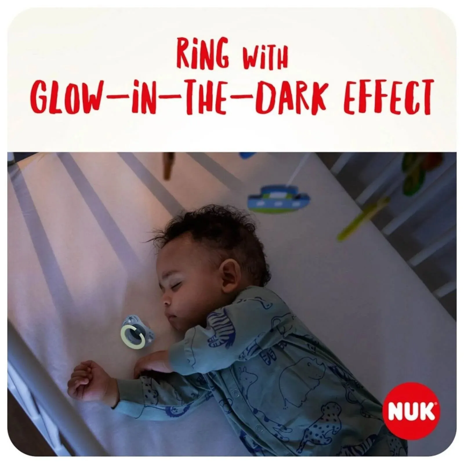 NUK Signature Night Pink Silicone Soothers, 0-6 Months