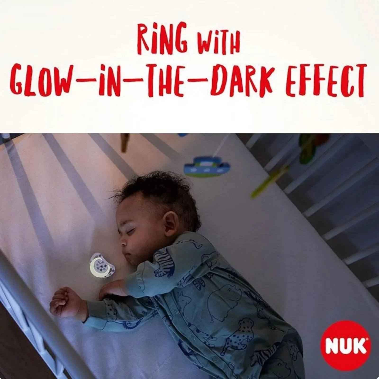 NUK Star Day & Night Soother 6-18 months 2 pcs - Blue