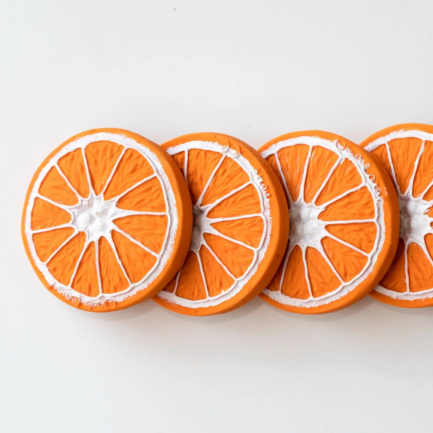 Oli & Carol Clementino The Orange Natural Rubber Teether