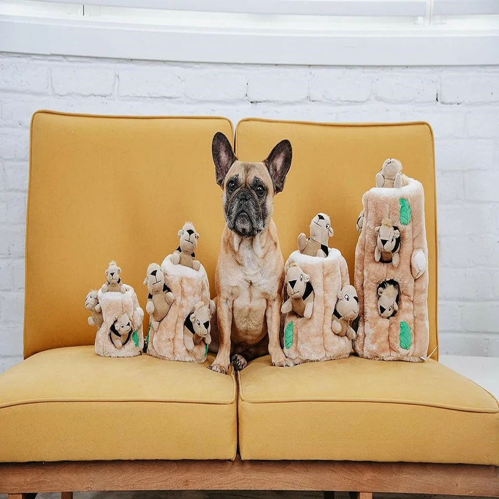 Outward Hound Hide-A-Squirrel Squeaky Brown Dog Toy