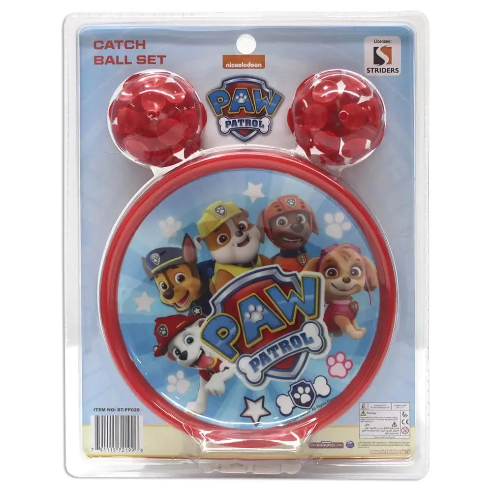 Paw Patrol Ligh Up Catch Ball Set Multicolour