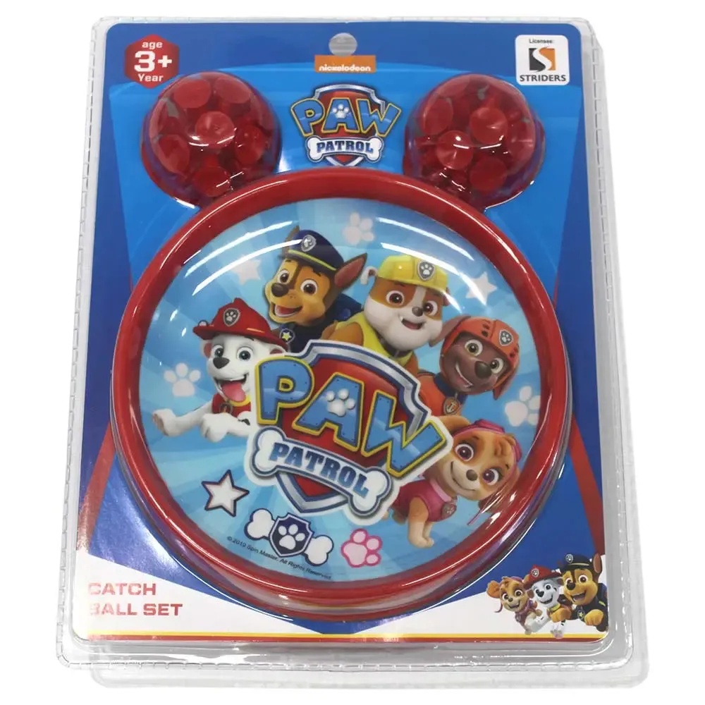 Paw Patrol Ligh Up Catch Ball Set Multicolour