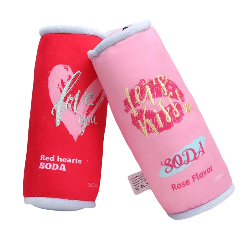 Petkin - Soda Dog Squeaky Toy