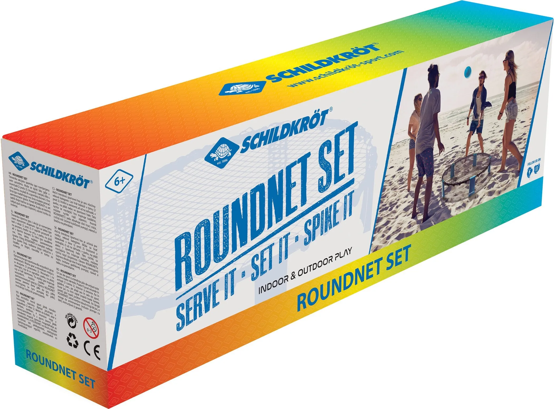 SCHILDKRÖT FUN SPORTS ROUNDNET SET SK im 4C Karton incl.
