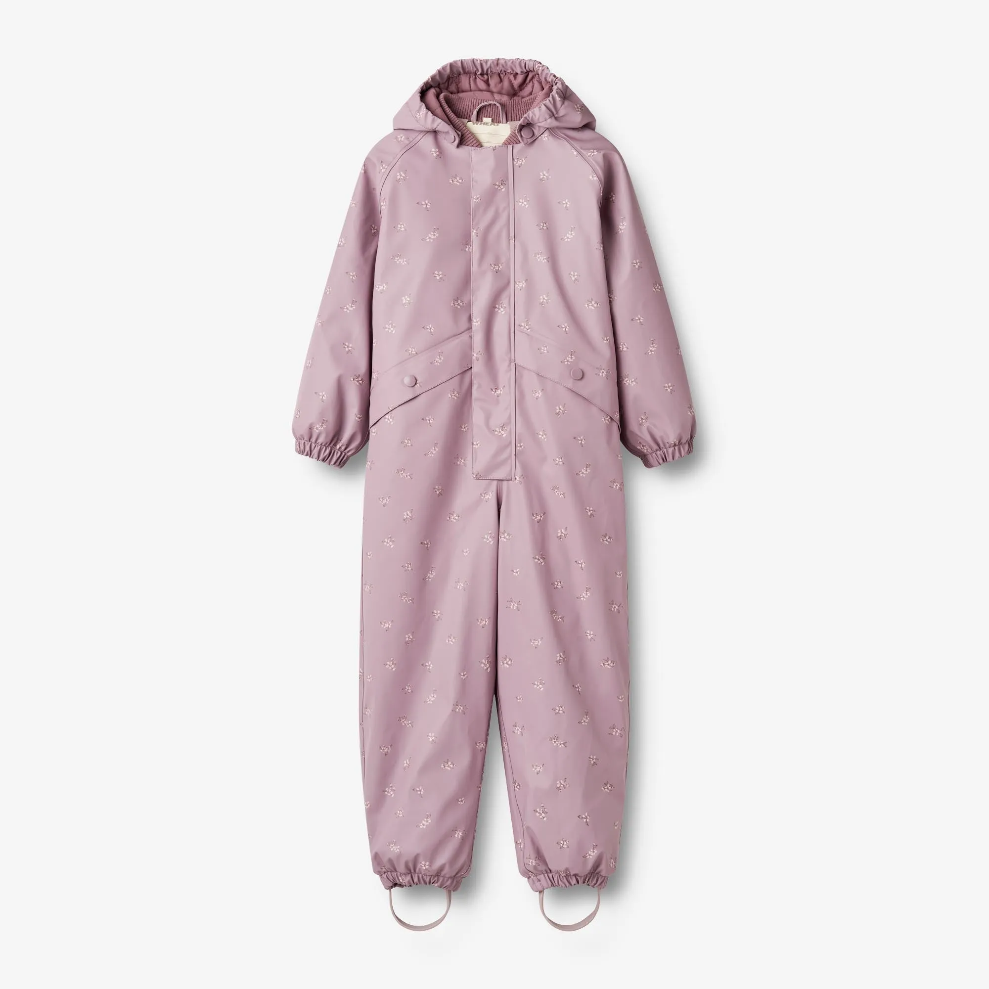 Thermo Rainsuit Aiko - soft lilac flowers