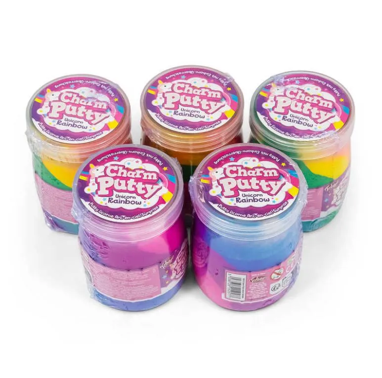 Unicorn Rainbow Charm Putty